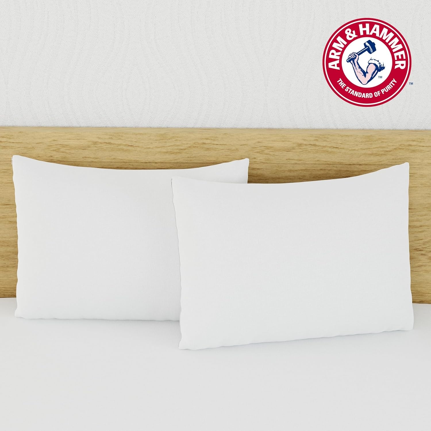 image:imageArm amp Hammer Eco Performance Zippered Pillow Protector with Tencel 2Pack KingKing