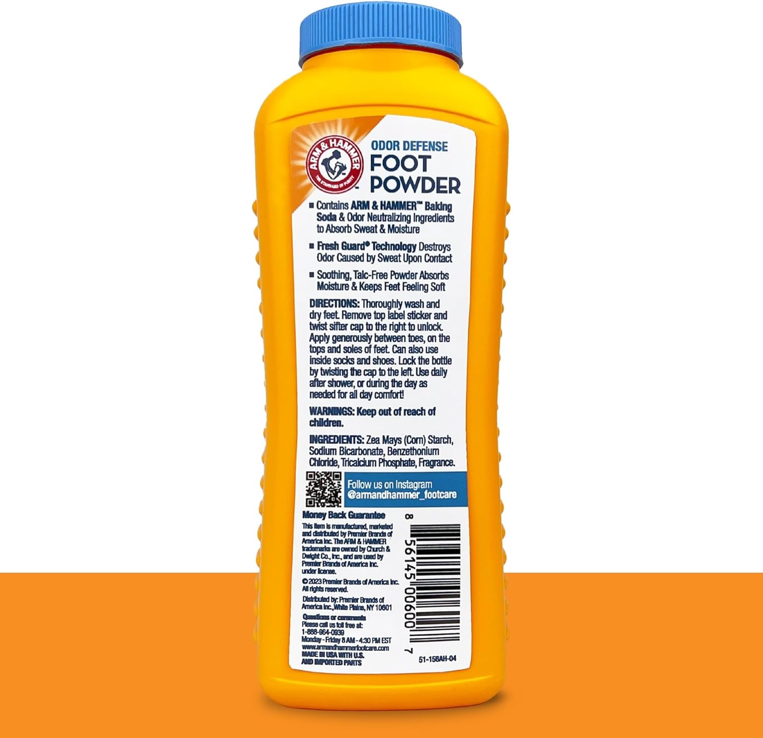 image:imageArm amp Hammer Foot Powder for Shoes amp Feet TalcFree Odor amp Moisture Control for Men amp Women 7 oz 3 Pack7 Ounce Pack of 3