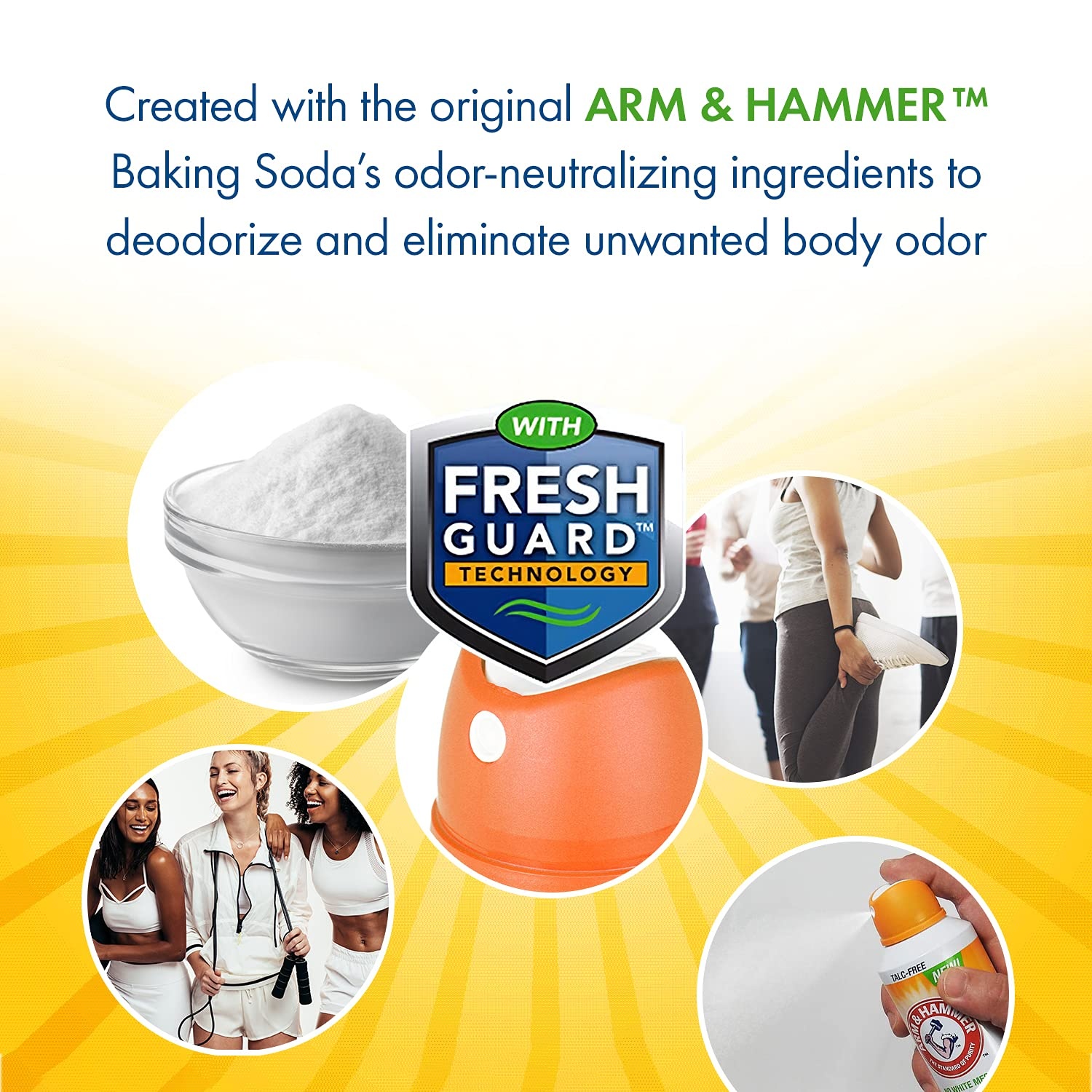 image:imageArm amp Hammer Invisible Body Powder Spray Clear TalcFree Body Odor amp Sweat Control for Men amp Women Spray Body Powder for Women and Men Arm and Hammer Body Spray Powder 7 Oz 1 Pack7 Ounce Pack of 3