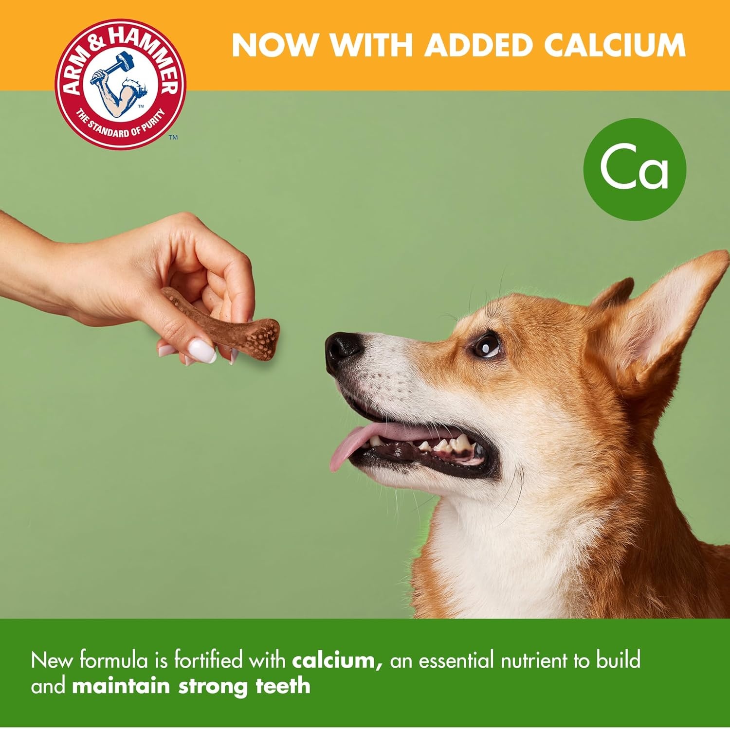 image:imageArm amp Hammer for Pets Nubbies Dental Treats Value Size Baking Soda amp Calcium Dog Dental Chews Helps Scrub Plaque amp Tartar While Chewing Chicken Flavor 139 Count 528 OzChicken