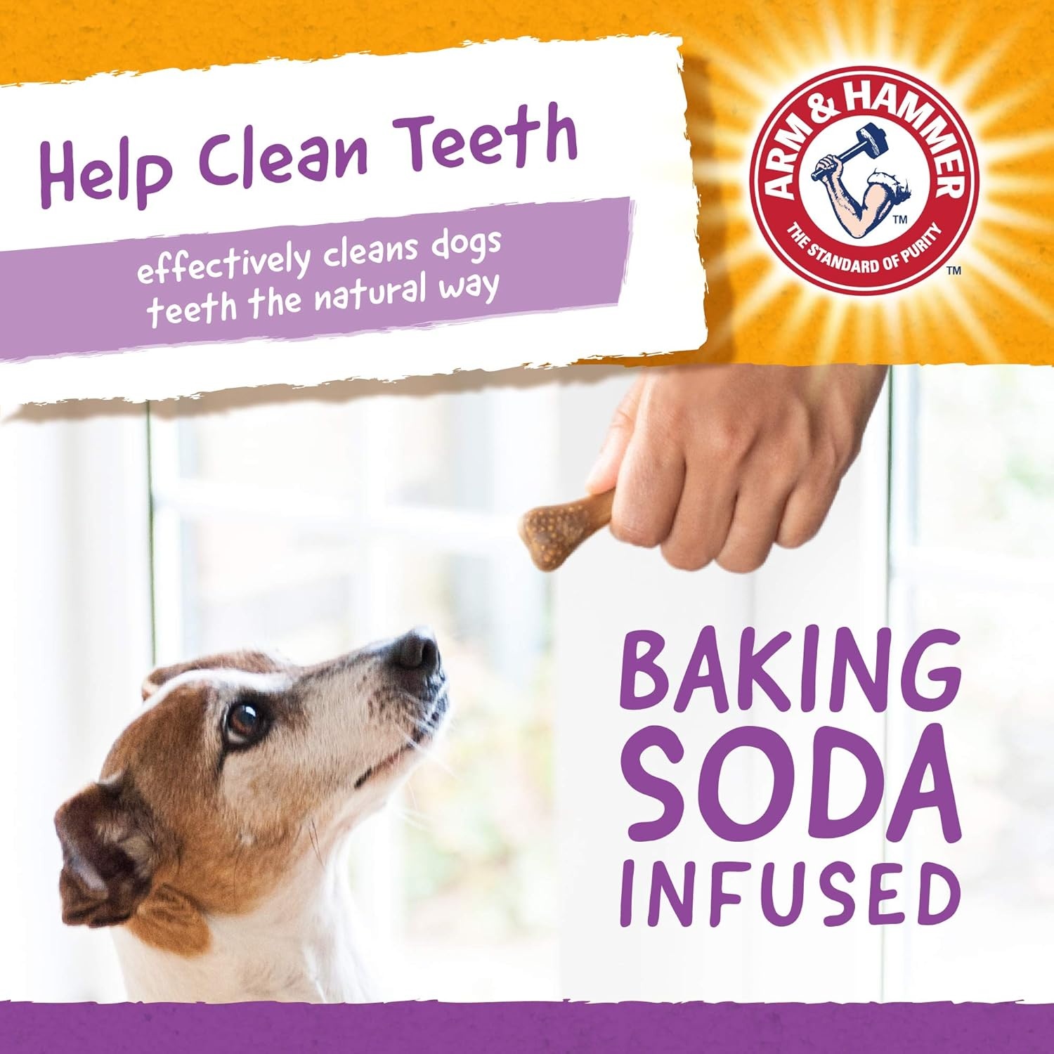 image:imageArm amp Hammer for Pets Nubbies Dental Treats Value Size Baking Soda amp Calcium Dog Dental Chews Helps Scrub Plaque amp Tartar While Chewing Chicken Flavor 139 Count 528 OzPeanut Butter