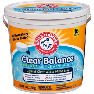 image:imageARM amp Hammer Clear Balance One Step Alkalinity amp pH Maintenance Tablets for Swimming Pools amp Spa LongLasting Water Balancer 24 Count1Pack 16 Count