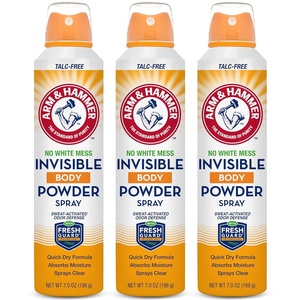 image:imageArm amp Hammer Invisible Body Powder Spray Clear TalcFree Body Odor amp Sweat Control for Men amp Women Spray Body Powder for Women and Men Arm and Hammer Body Spray Powder 7 Oz 1 Pack7 Ounce Pack of 3