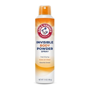 image:imageArm amp Hammer Invisible Body Powder Spray Clear TalcFree Body Odor amp Sweat Control for Men amp Women Spray Body Powder for Women and Men Arm and Hammer Body Spray Powder 7 Oz 1 Pack7 Ounce Pack of 1