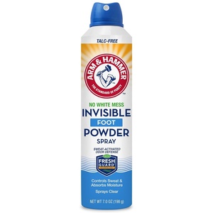 image:imageArm amp Hammer Invisible Foot Powder Spray Clear TalcFree Foot Odor amp Sweat Control Foot Spray Odor Eliminator Spray Foot Odor Eliminator For Men amp Women Foot Odor Spray 7 Oz 1 Pack7 Ounce Pack of 1