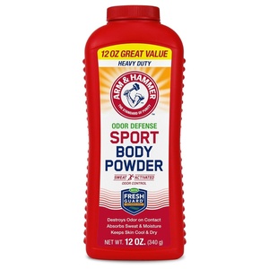 image:imageArm amp Hammer Sport Body Powder Powder for Men and Women Fresh Feeling Talc Free Aluminum Free Odor Defense with Baking Soda12 Ounce Pack of 1